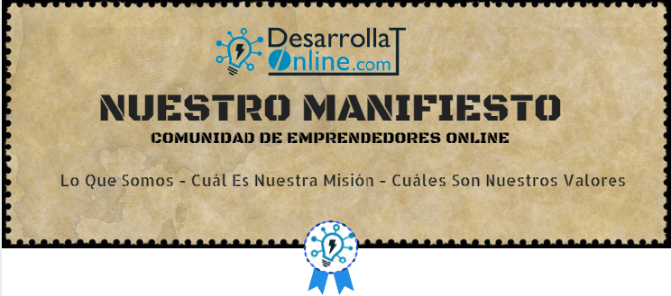 Manifiesto de DesarrollaTOnline